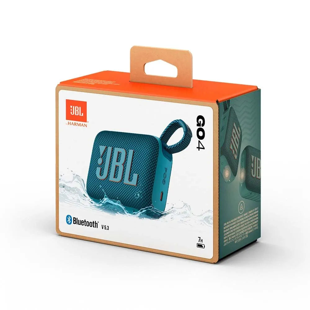 JBL GO 4, Enceinte Bluetooth ultra-portable, son JBL Pro, basses percutantes, 7 heures d'autonomie, fonction Playtime Boost, résistante à l'eau et à la poussière IP67
