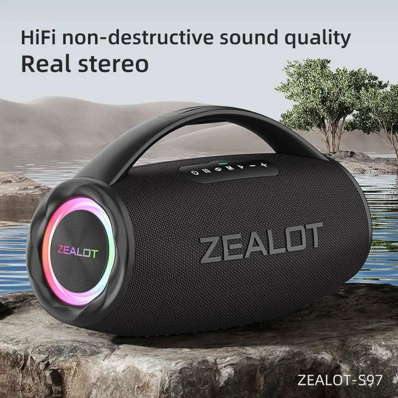 Haut-parleur Bluetooth Zealot S97 80 W haute puissance Super Bass
