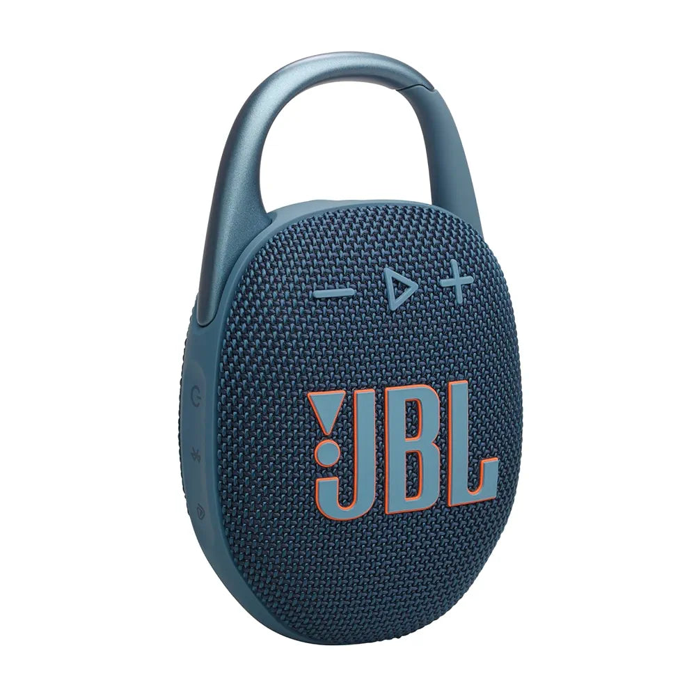 JBL Clip 5, Enceinte Bluetooth ultra-portable, mousqueton intégré, son JBL Pro, basses percutantes, 12 heures d'autonomie, fonction Playtime Boost, résistante à l'eau et à la poussière IP67, en noir
